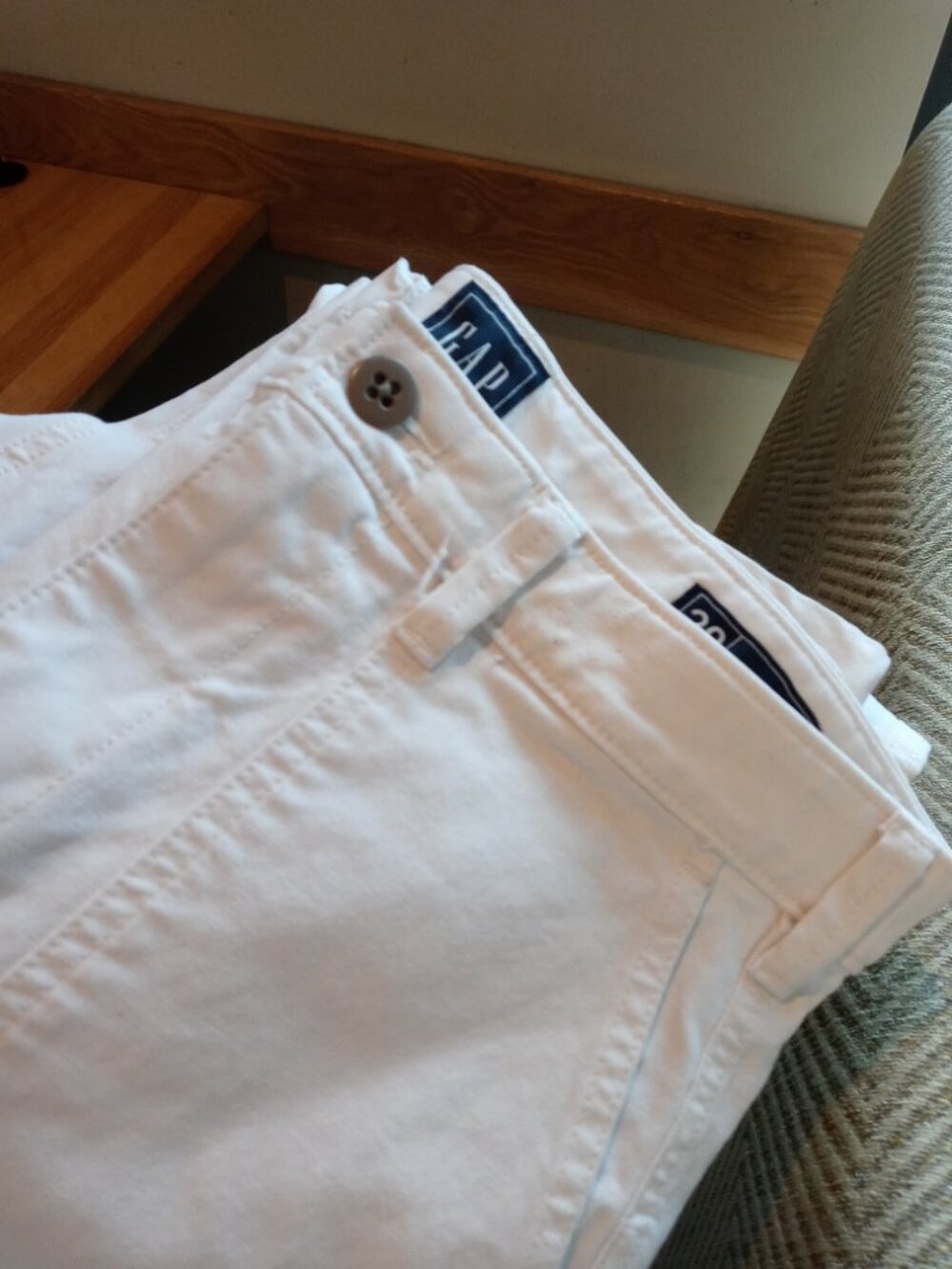 GAP mens straight fit utility pants in natural (sz29) - Picture 5 of 16